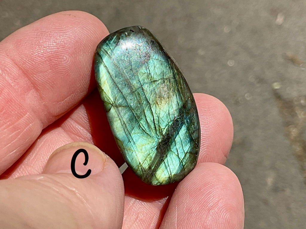 Labradorite Small Palmstone Group 1