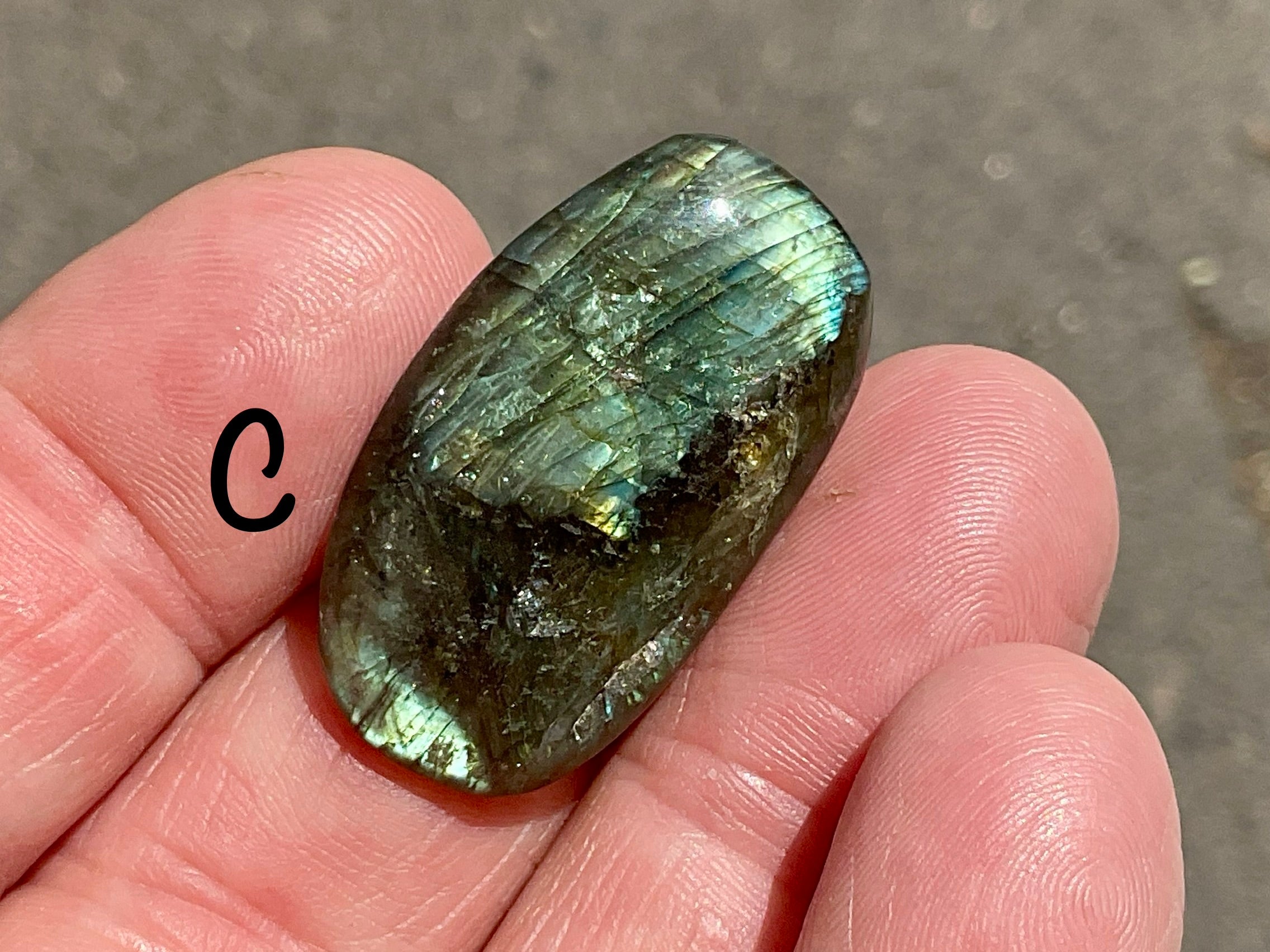 Labradorite Small Palmstone Group 1