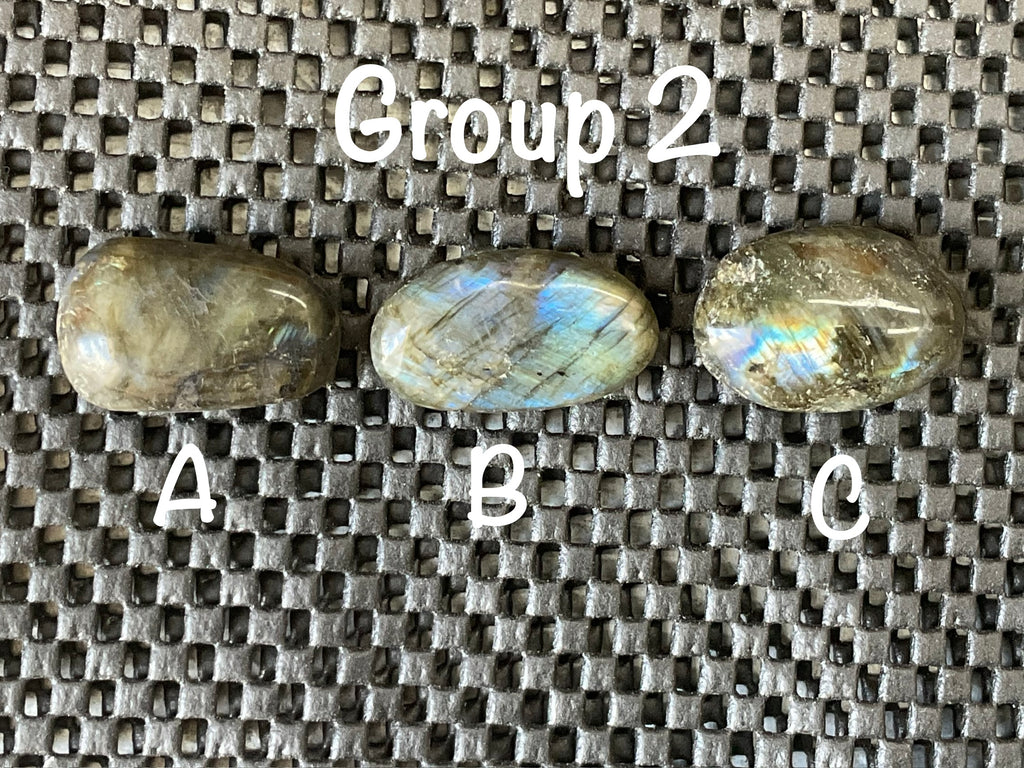 Labradorite Small Palmstone Group 2