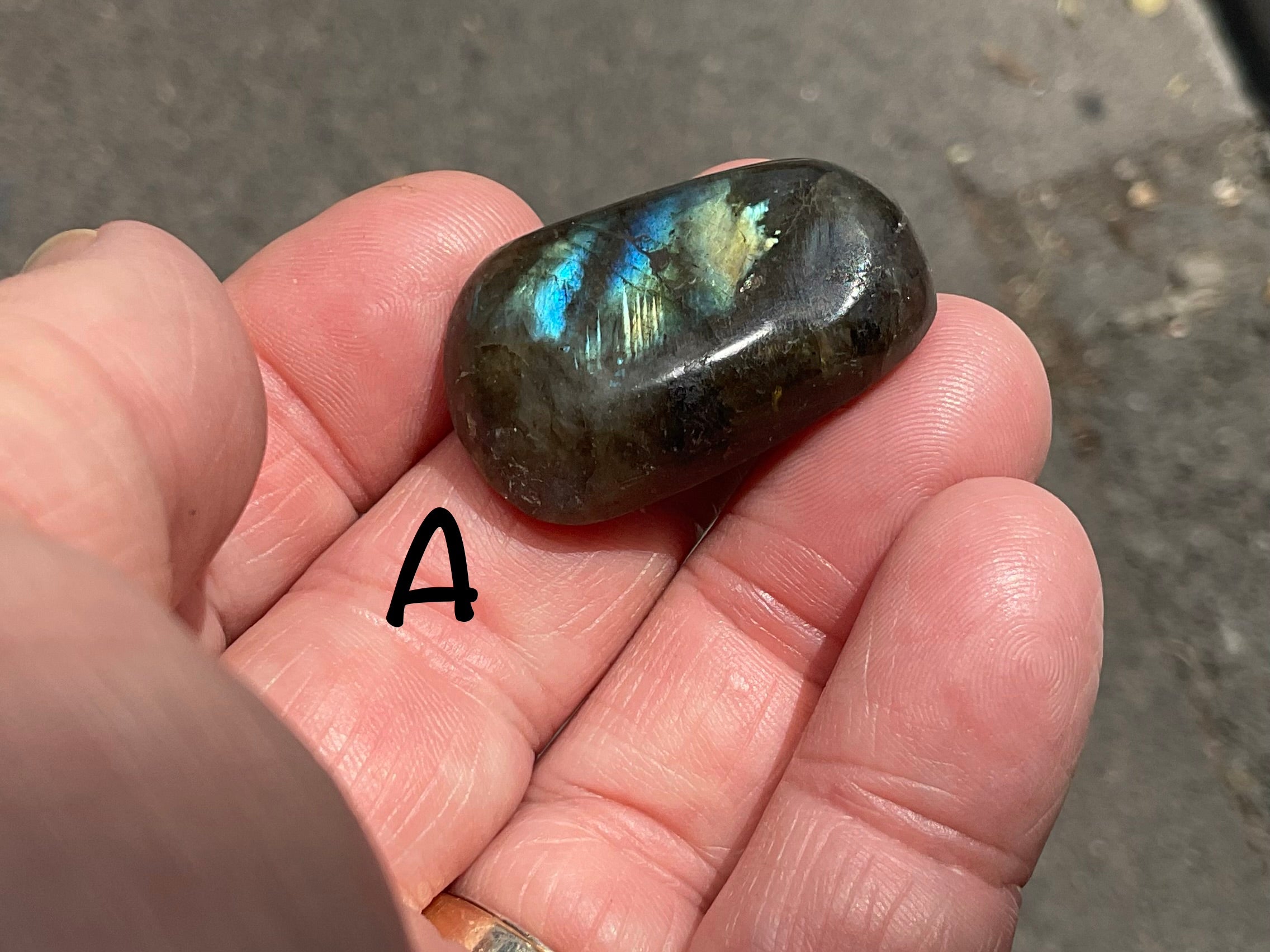 Labradorite Small Palmstone Group 2