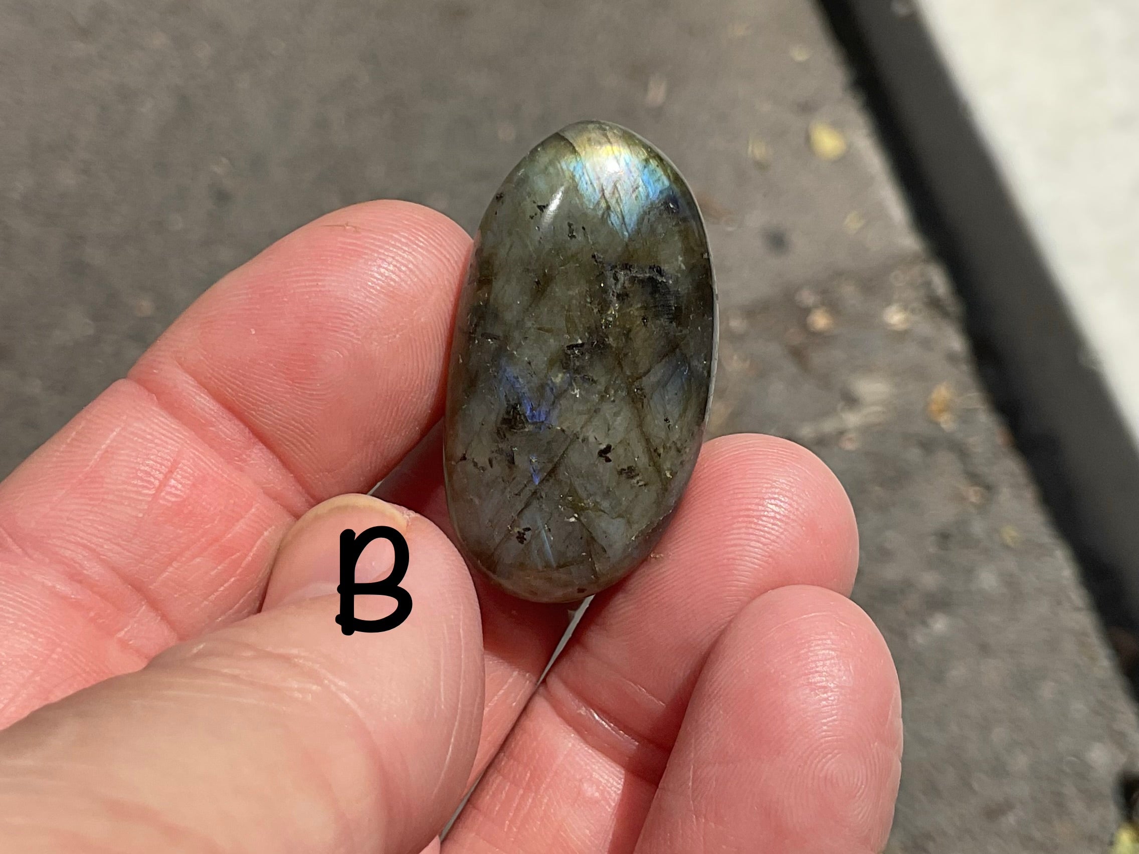 Labradorite Small Palmstone Group 2