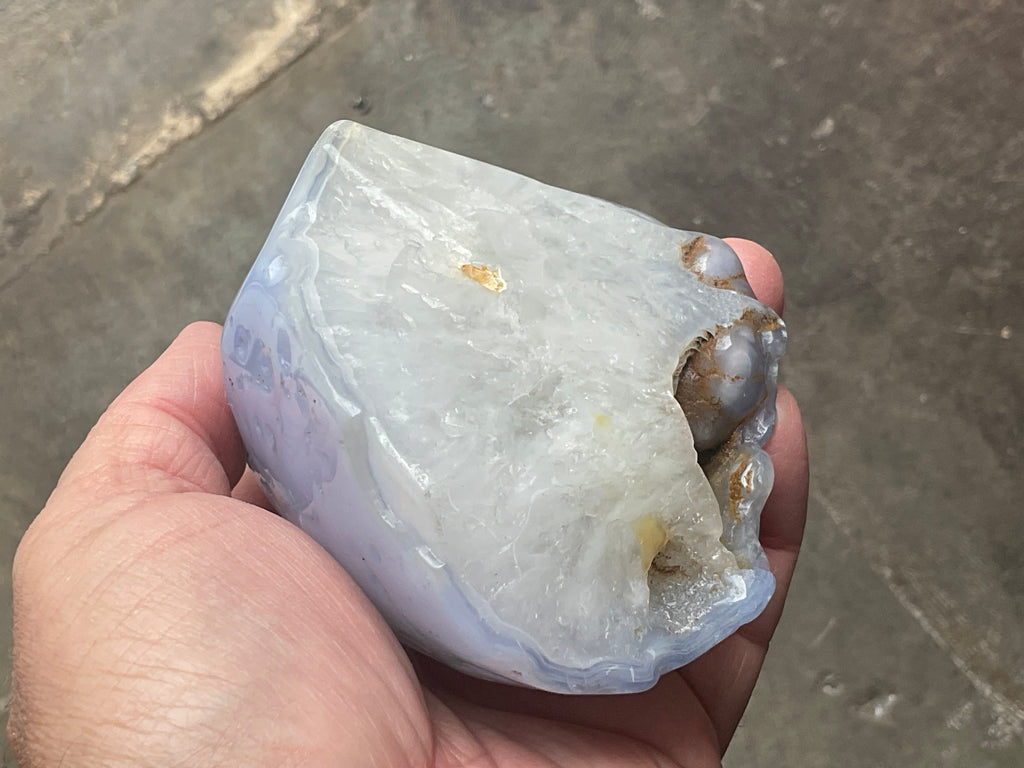 600g Blue Chalcedony Freeform 3C