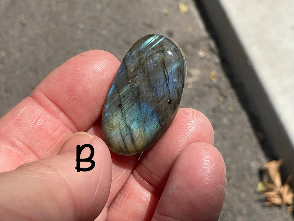 Labradorite Small Palmstone Group 2