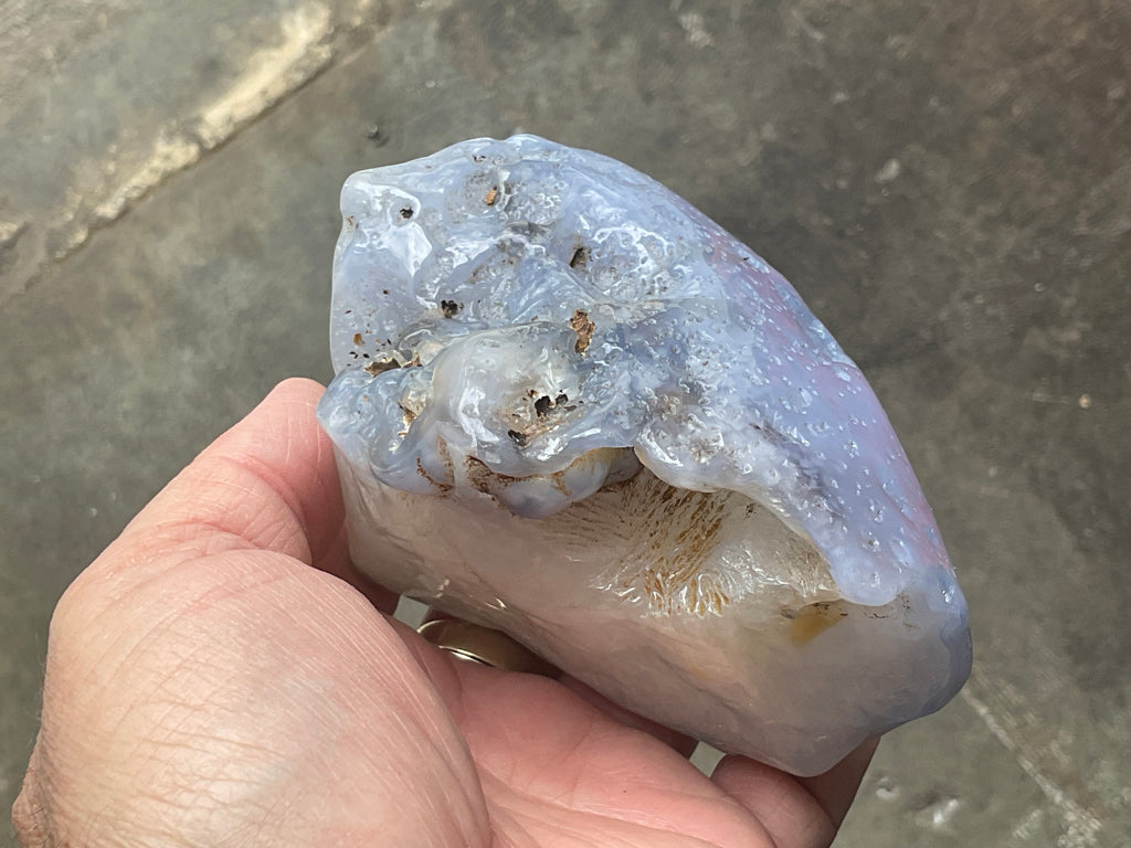 600g Blue Chalcedony Freeform 3C
