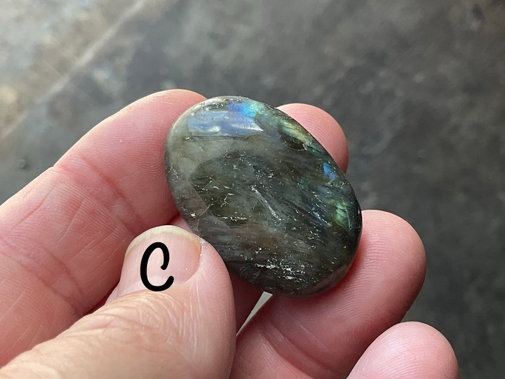 Labradorite Small Palmstone Group 2