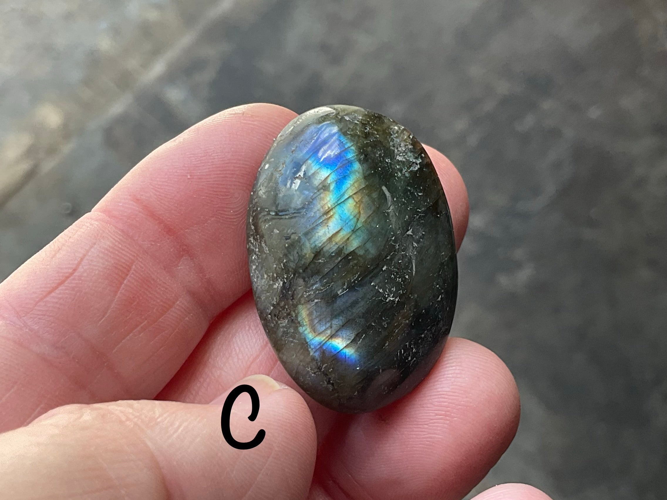 Labradorite Small Palmstone Group 2