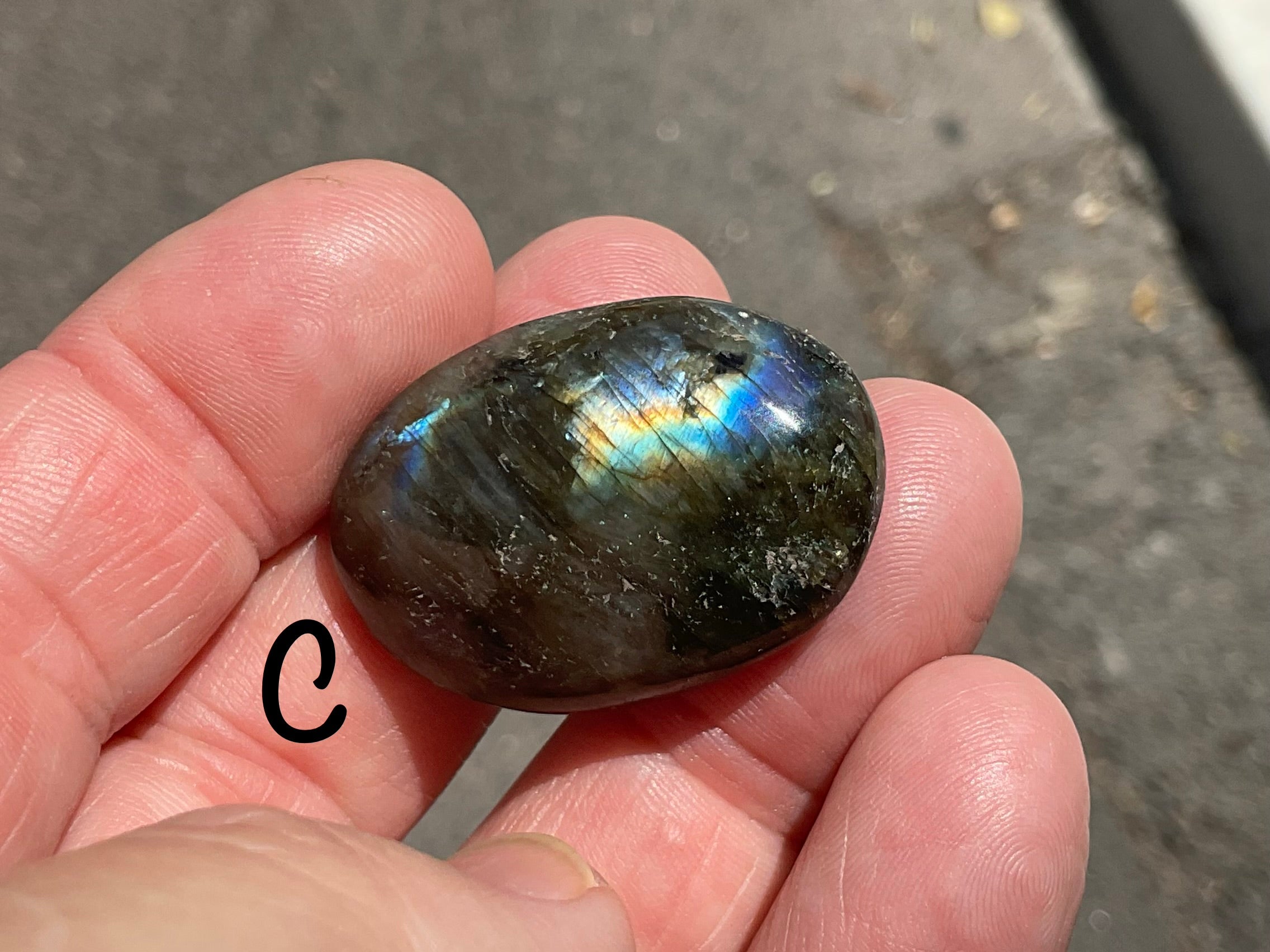 Labradorite Small Palmstone Group 2