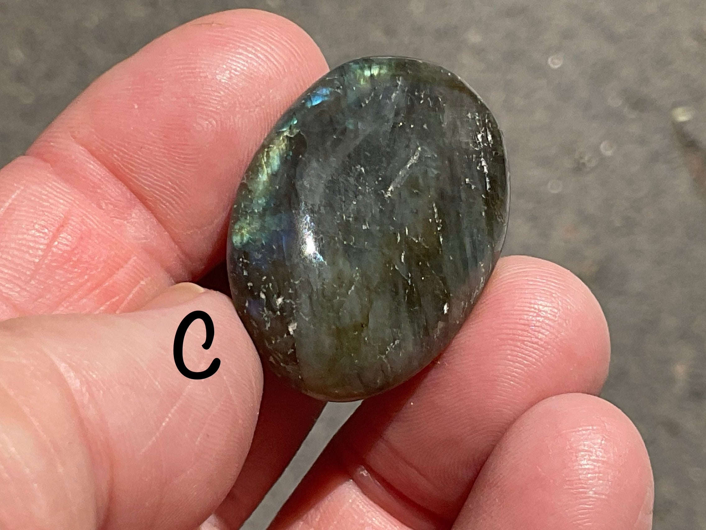Labradorite Small Palmstone Group 2