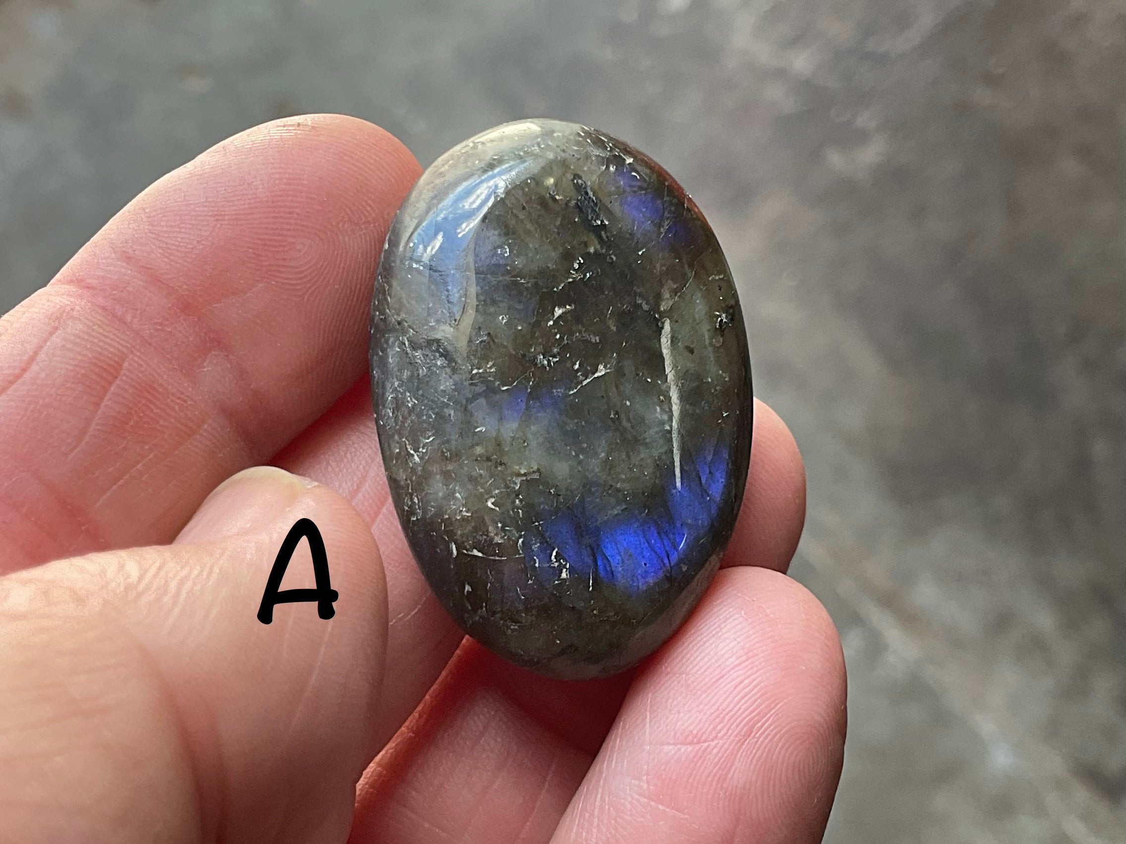 Labradorite Small Palmstone Group 3