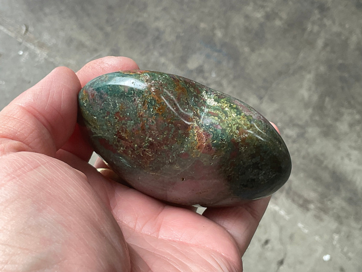 215g Ocean Jasper Heart 3A