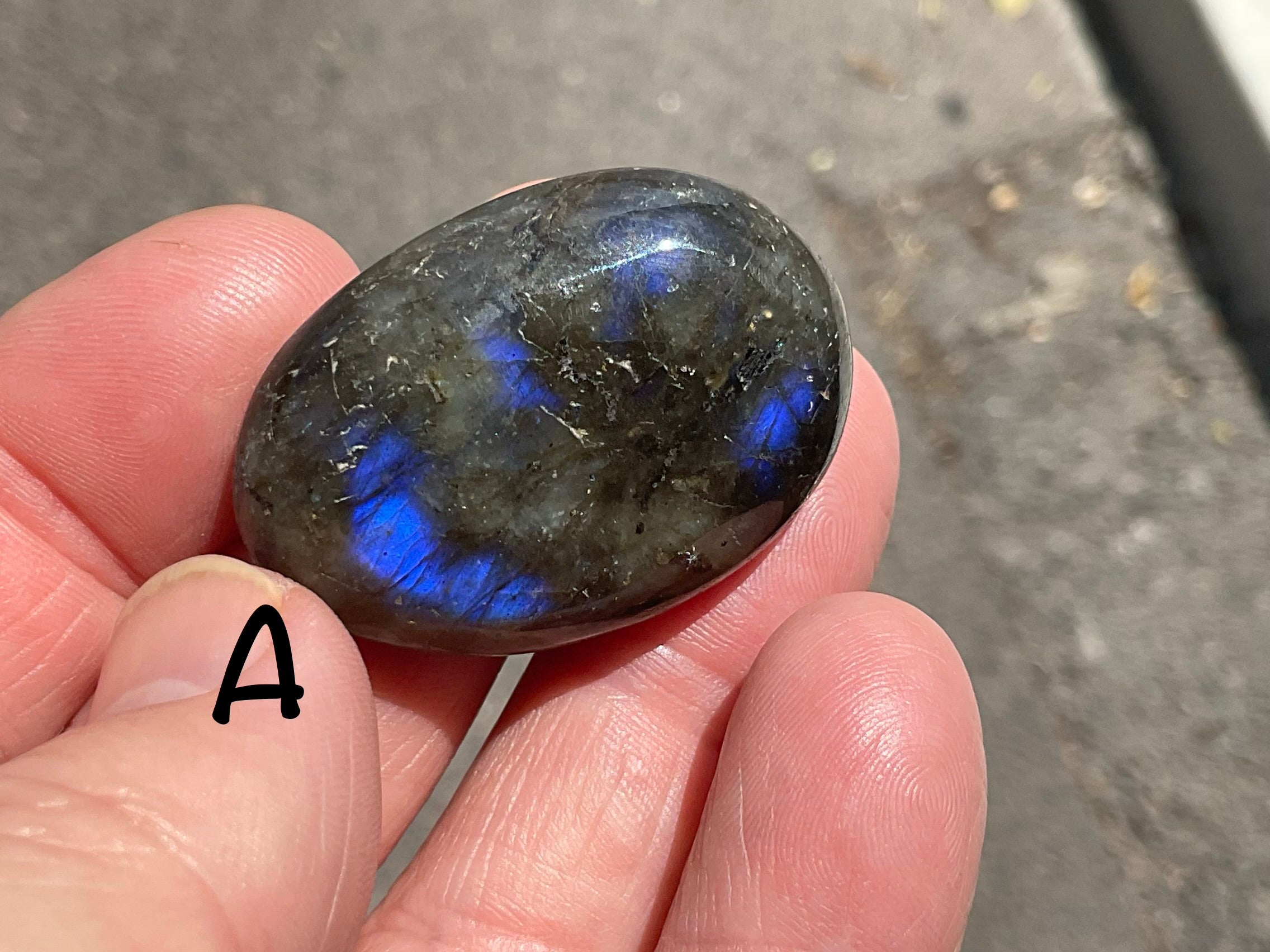 Labradorite Small Palmstone Group 3