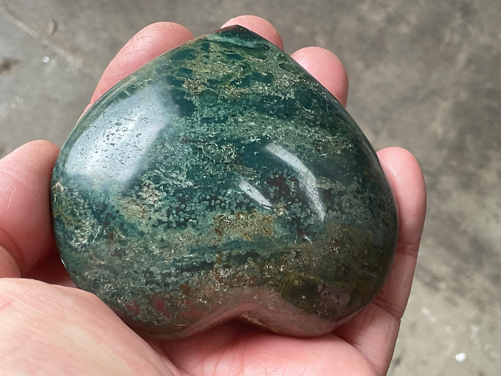 215g Ocean Jasper Heart 3A