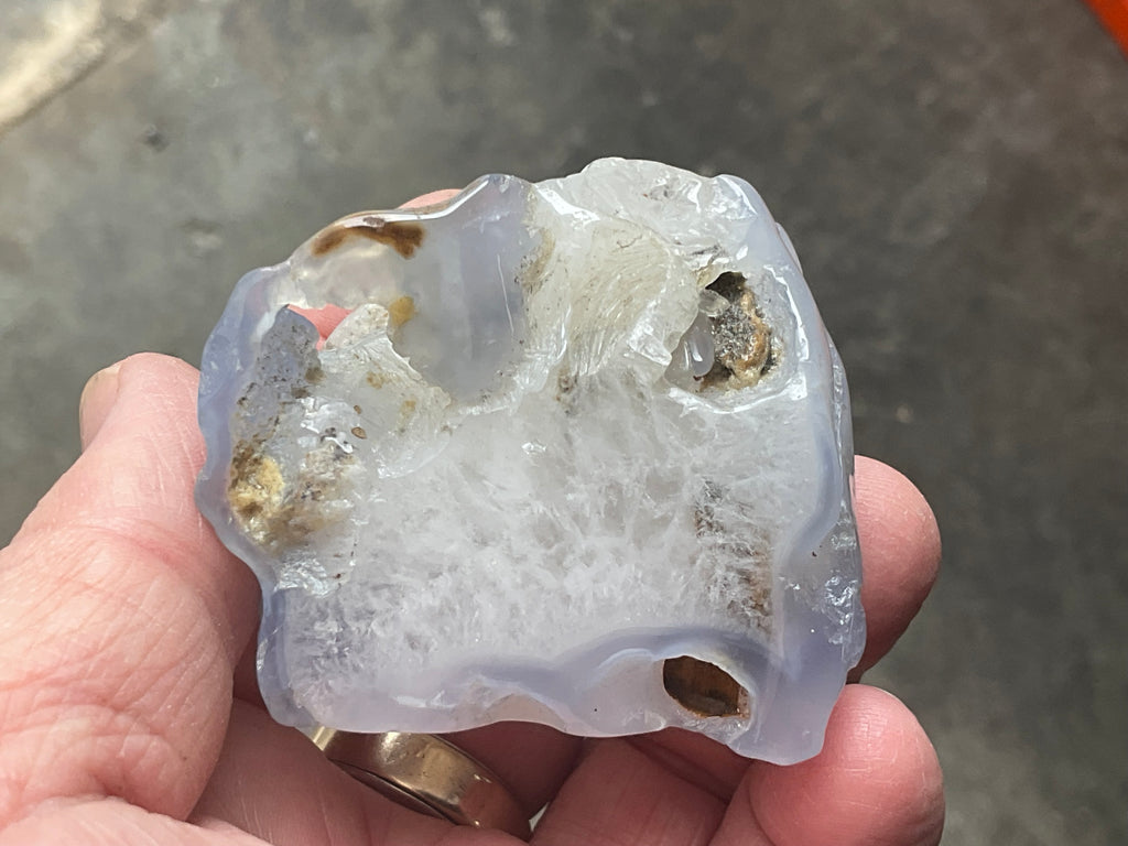 133g Blue Chalcedony Freeform 1B