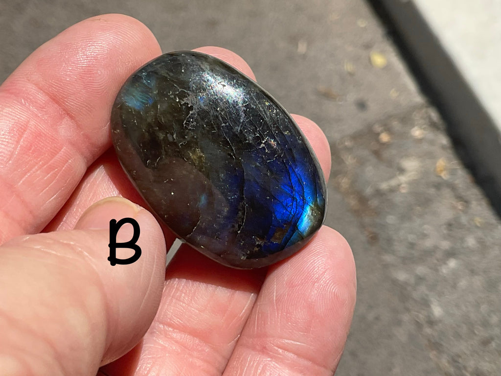 Labradorite Small Palmstone Group 3
