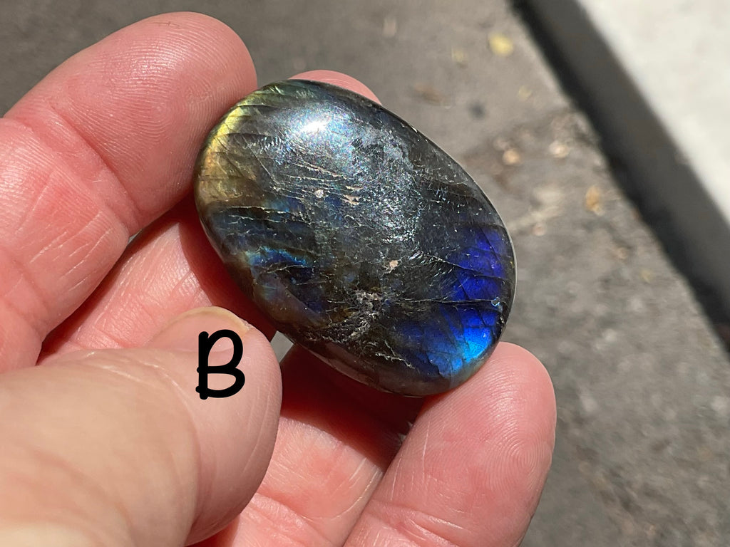 Labradorite Small Palmstone Group 3