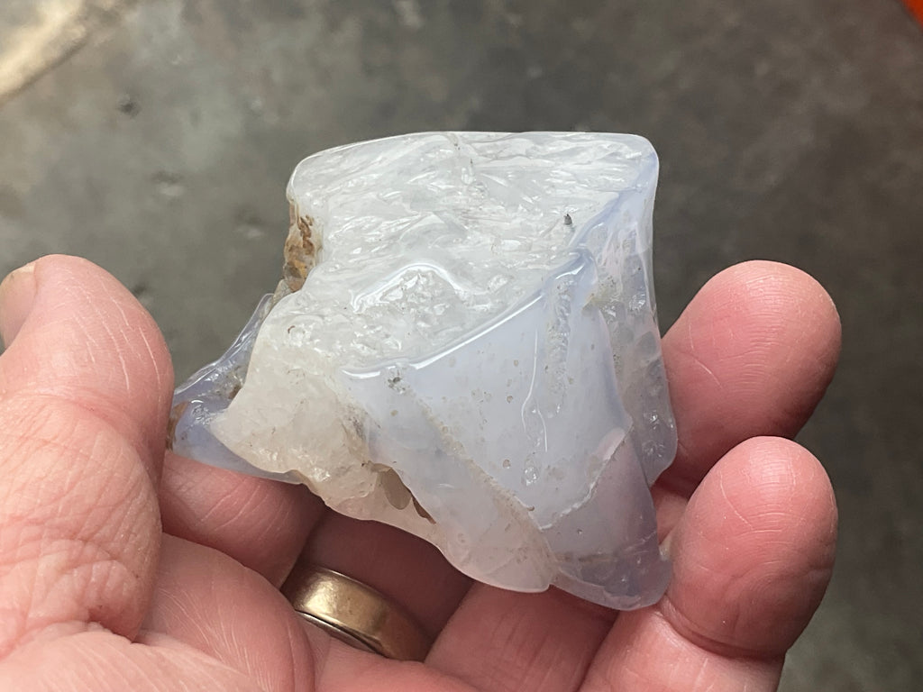 133g Blue Chalcedony Freeform 1B