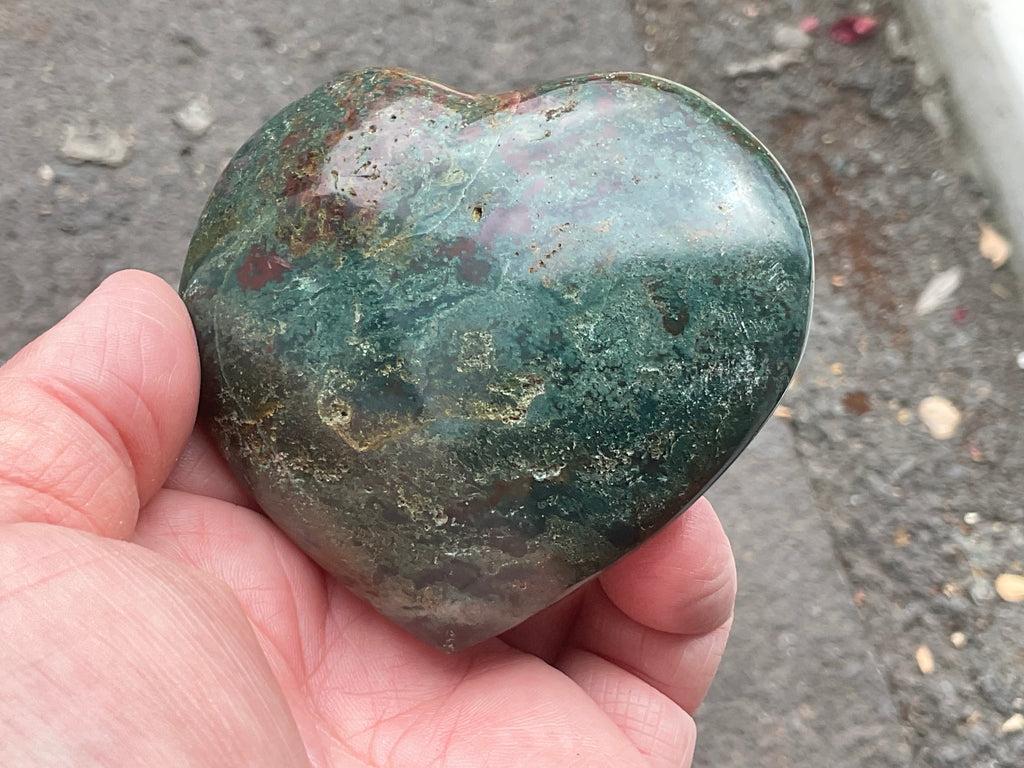 215g Ocean Jasper Heart 3A
