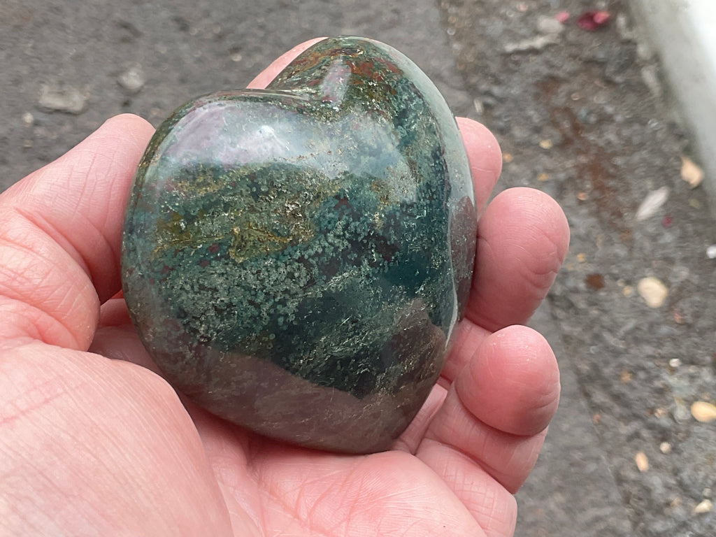215g Ocean Jasper Heart 3A