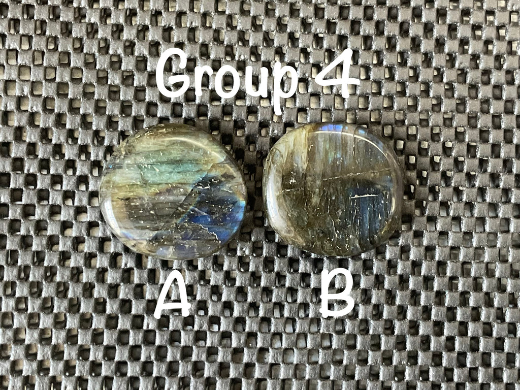 Labradorite Small Palmstone Group 4