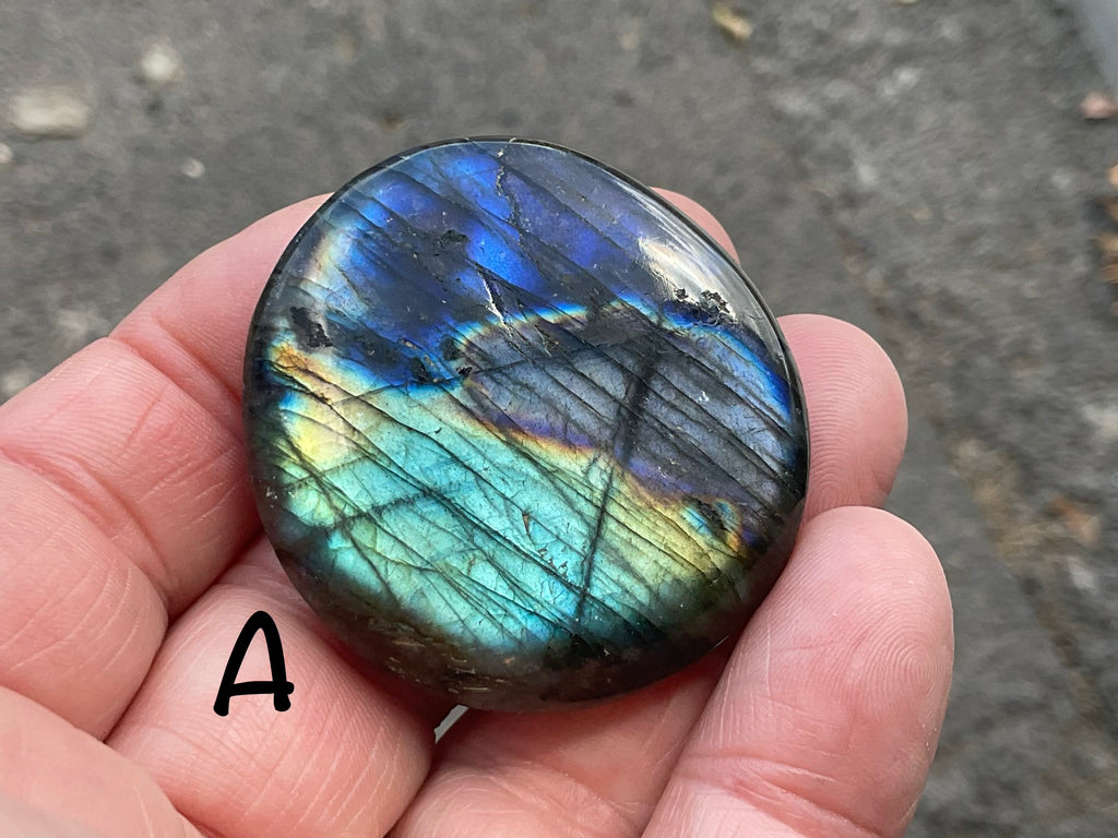 Labradorite Small Palmstone Group 4
