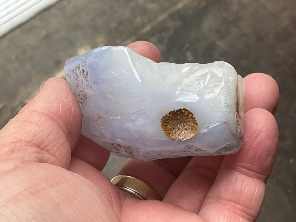164g Blue Chalcedony Freeform 2A