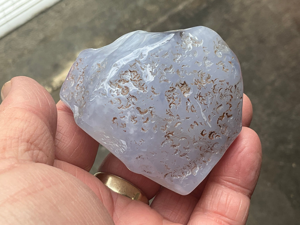 164g Blue Chalcedony Freeform 2A