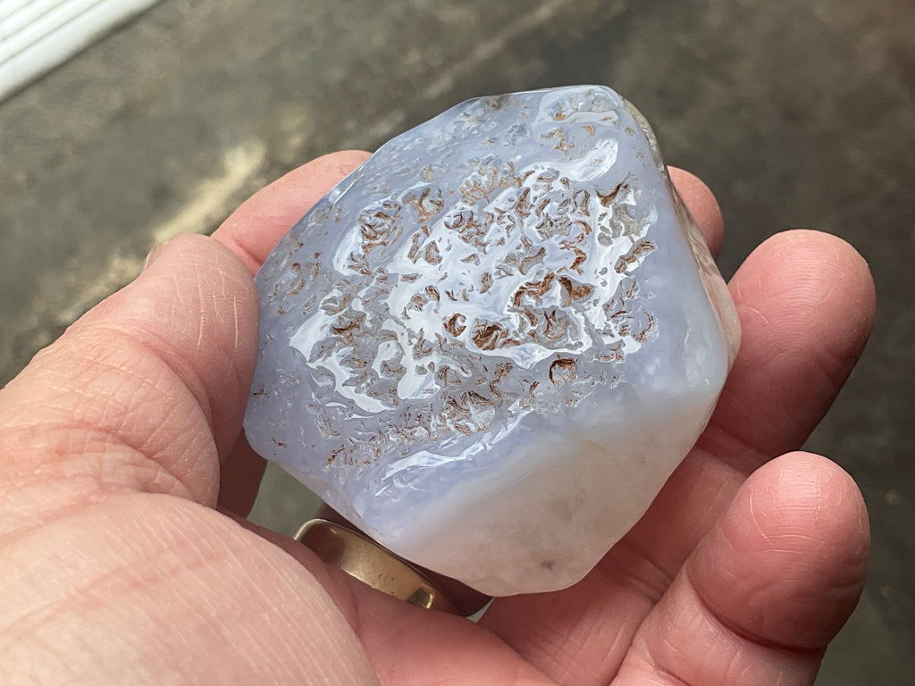 164g Blue Chalcedony Freeform 2A
