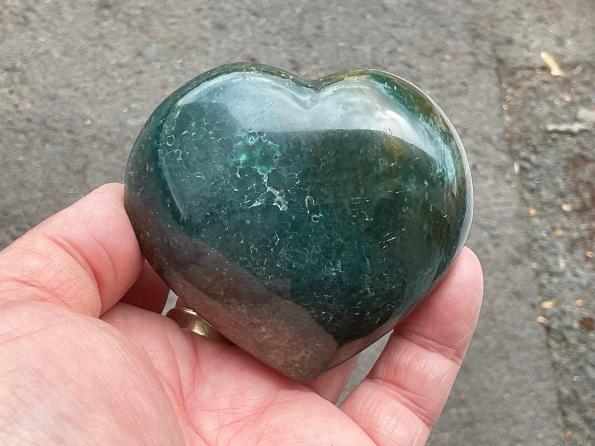 234g Ocean Jasper Heart 3B