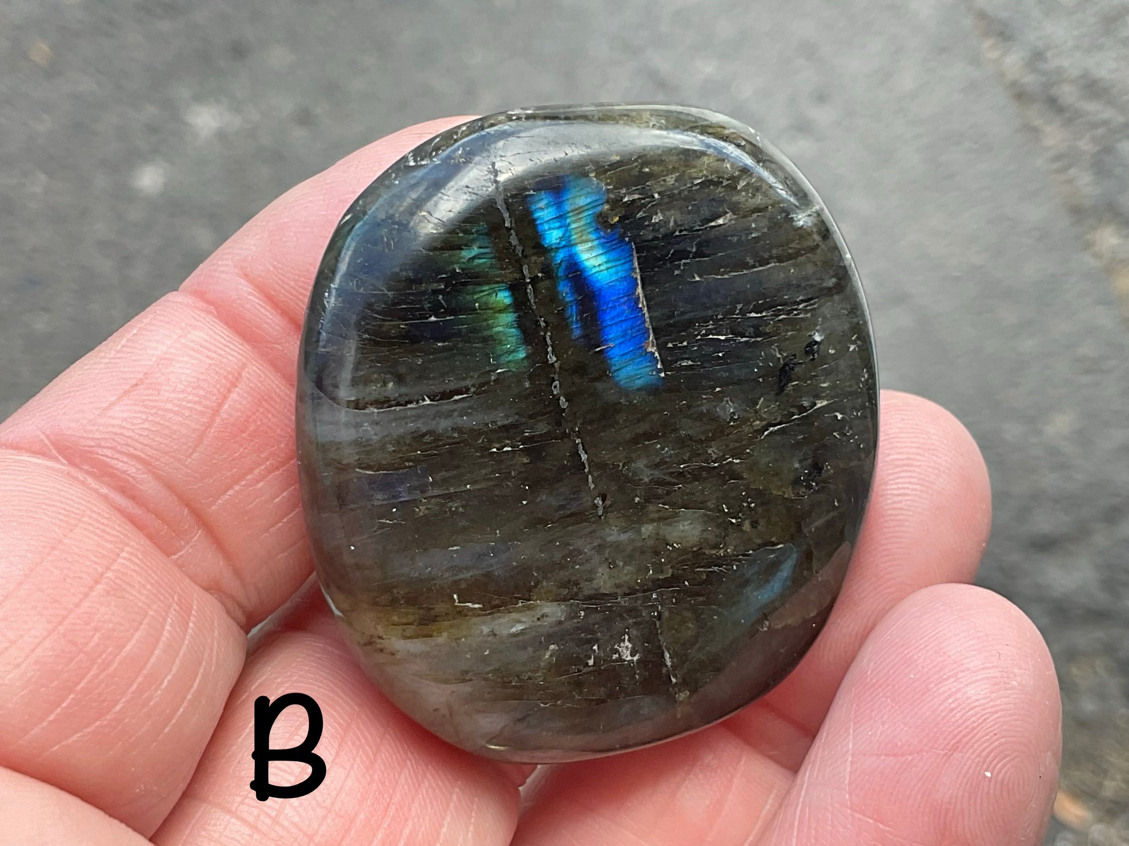 Labradorite Small Palmstone Group 4