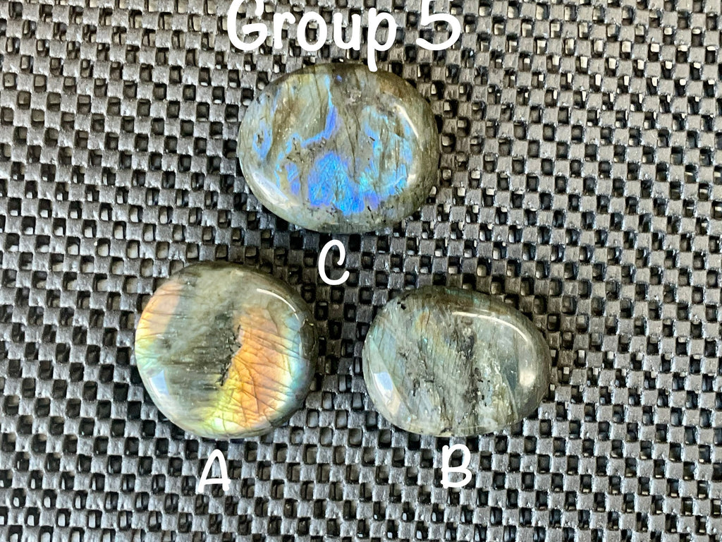 Labradorite Small Palmstone Group 5