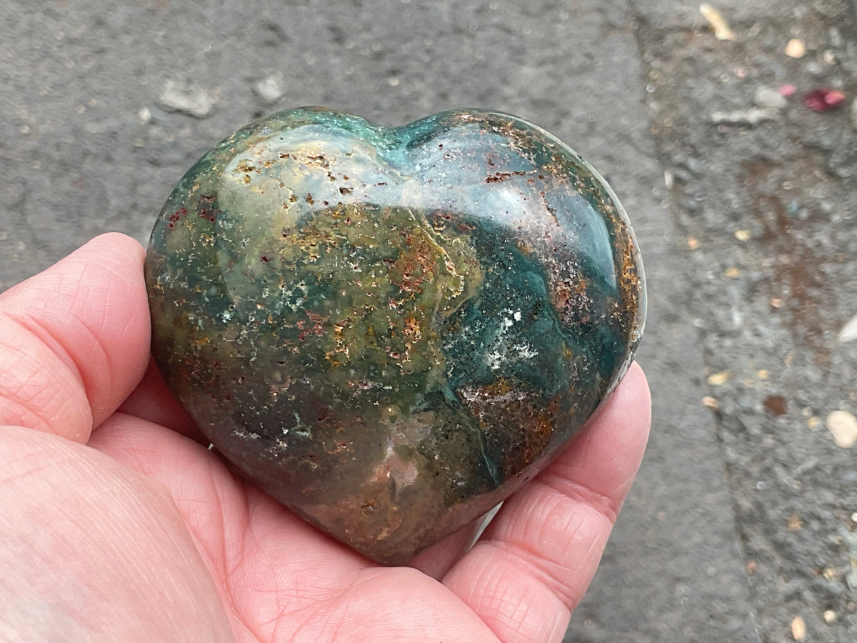 234g Ocean Jasper Heart 3B