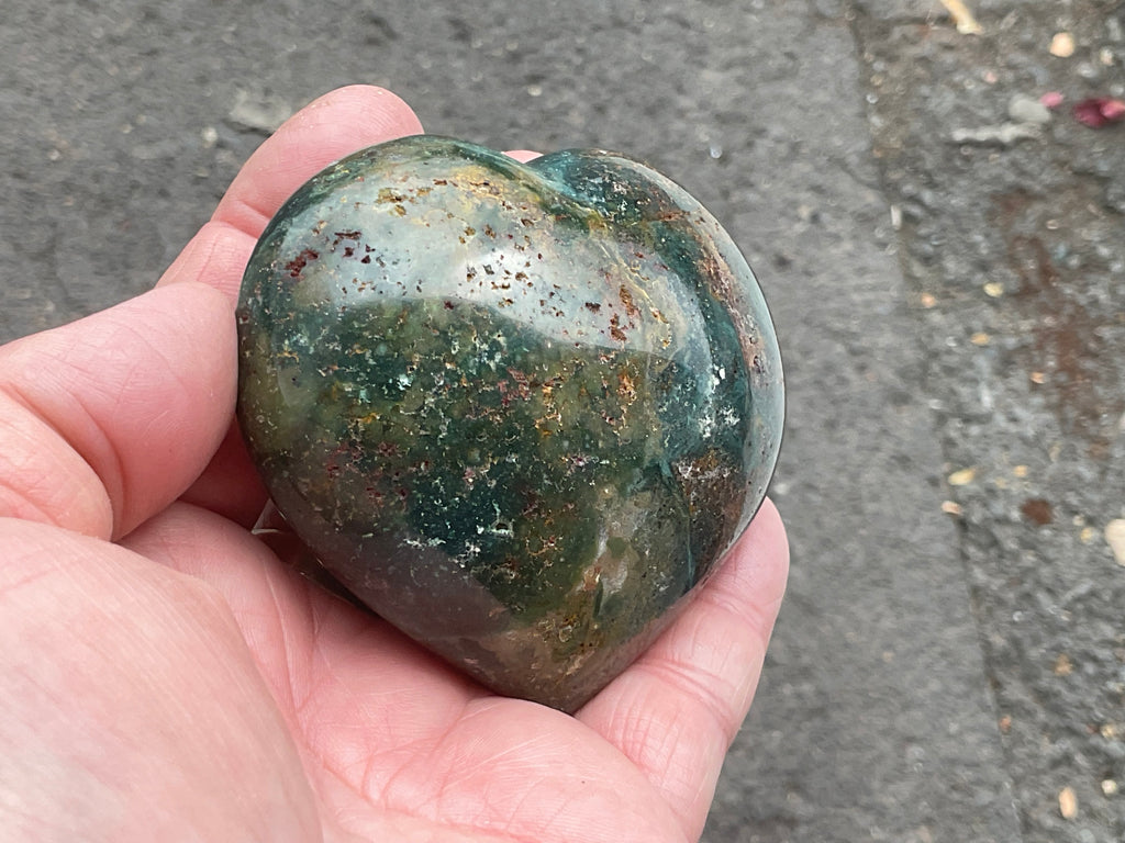 234g Ocean Jasper Heart 3B