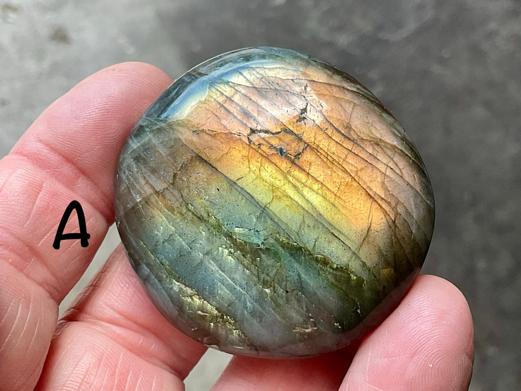 Labradorite Small Palmstone Group 5