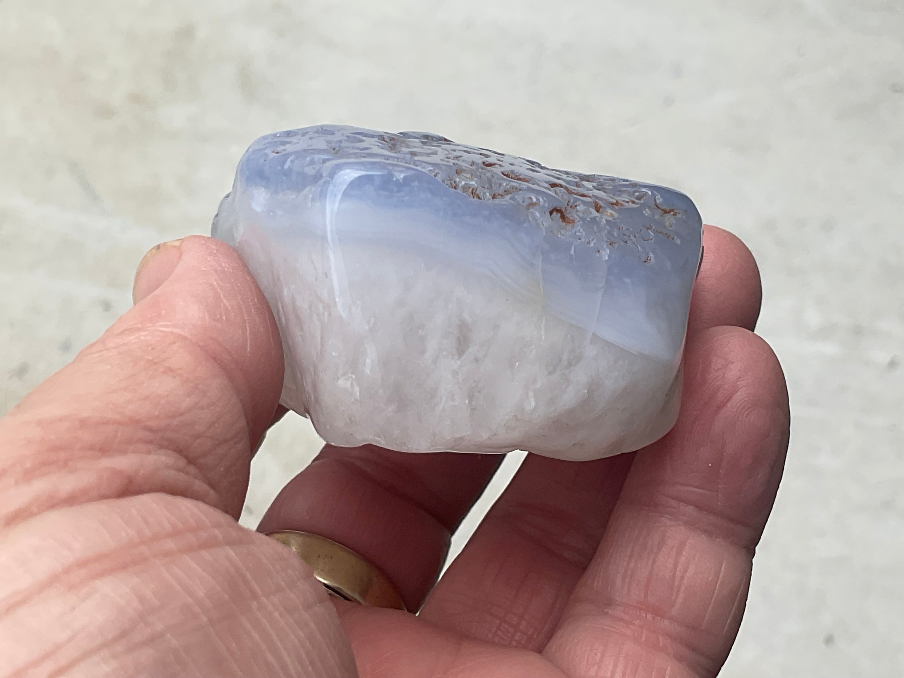 164g Blue Chalcedony Freeform 2A