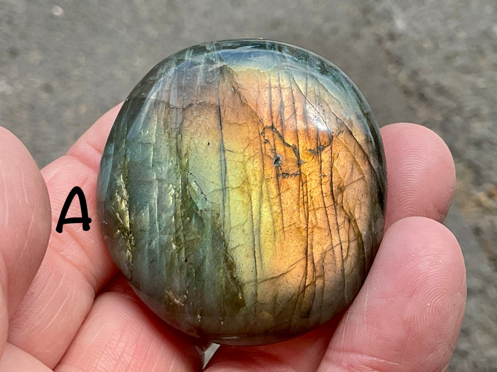Labradorite Small Palmstone Group 5