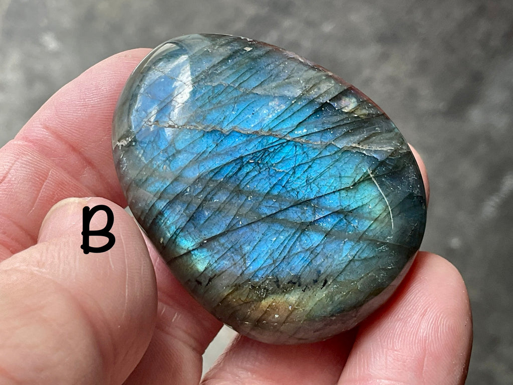 Labradorite Small Palmstone Group 5