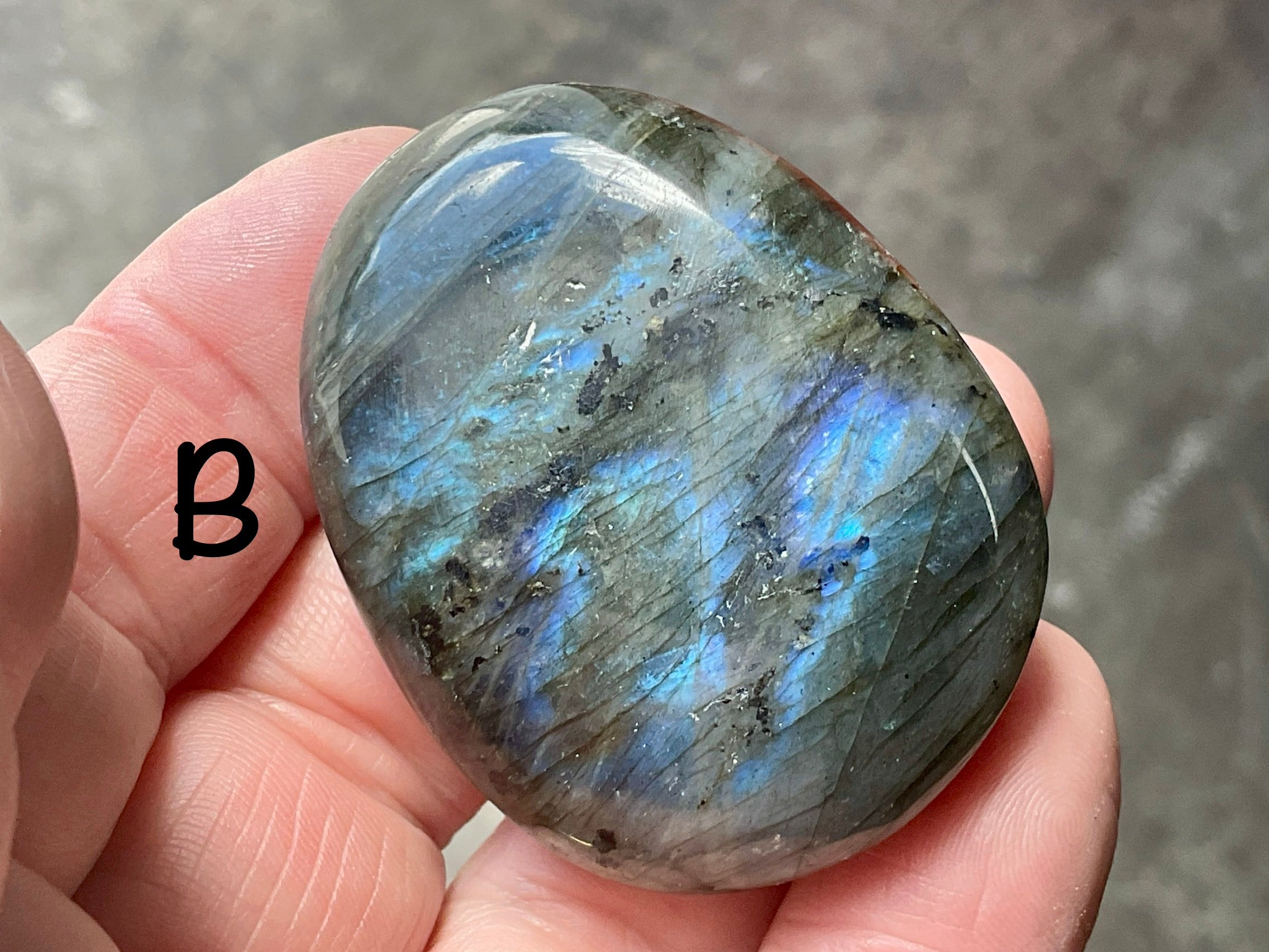 Labradorite Small Palmstone Group 5
