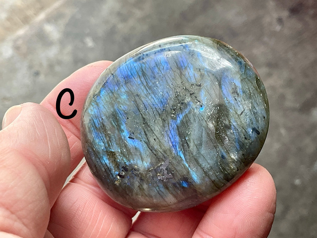 Labradorite Small Palmstone Group 5