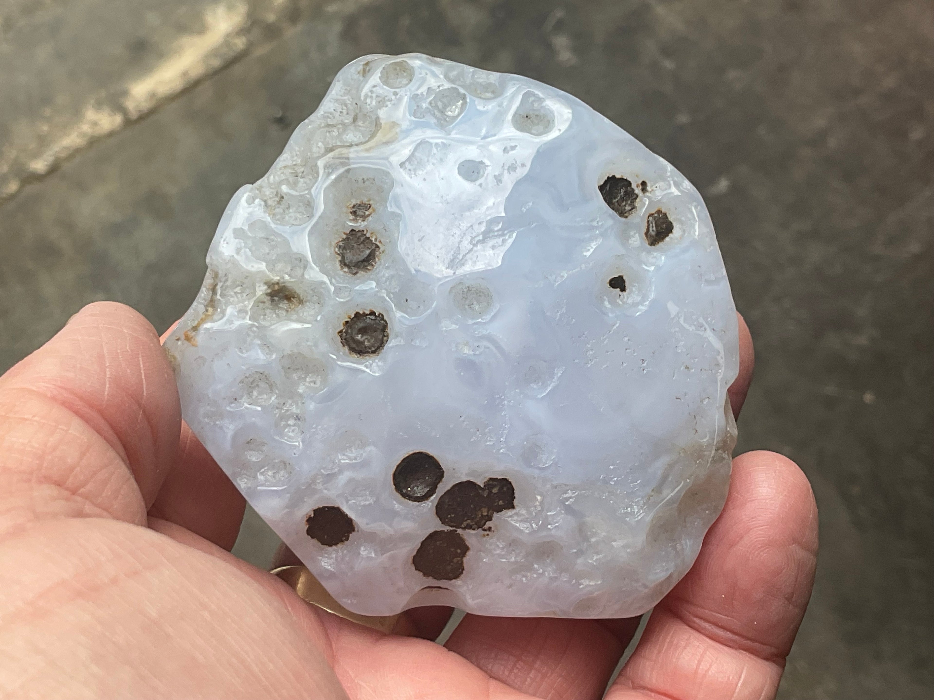 202g Blue Chalcedony Freeform 2B