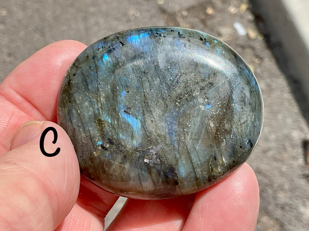 Labradorite Small Palmstone Group 5