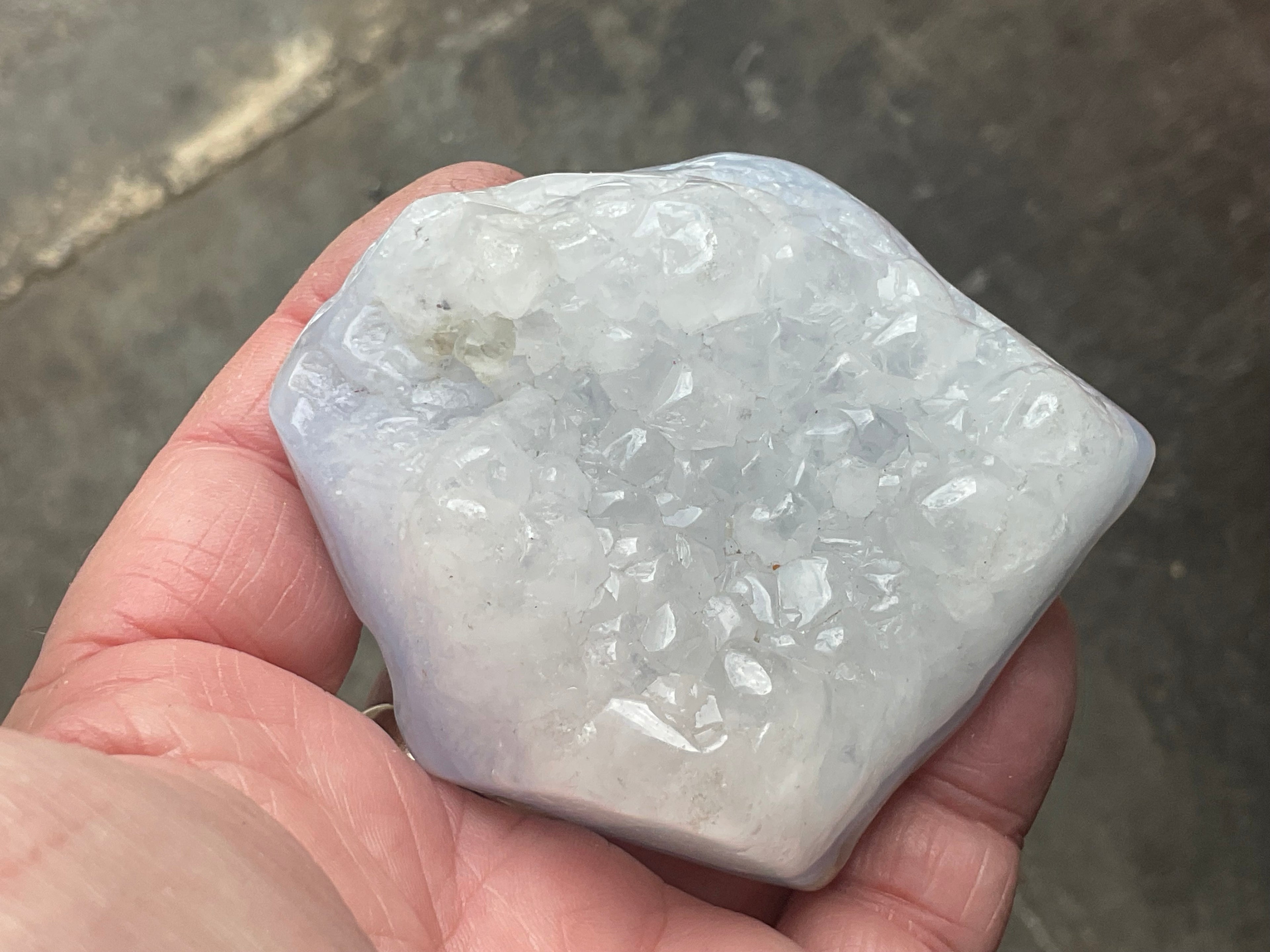 202g Blue Chalcedony Freeform 2B