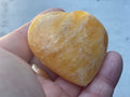 90g “Orange Fire” Calcite Heart 5C