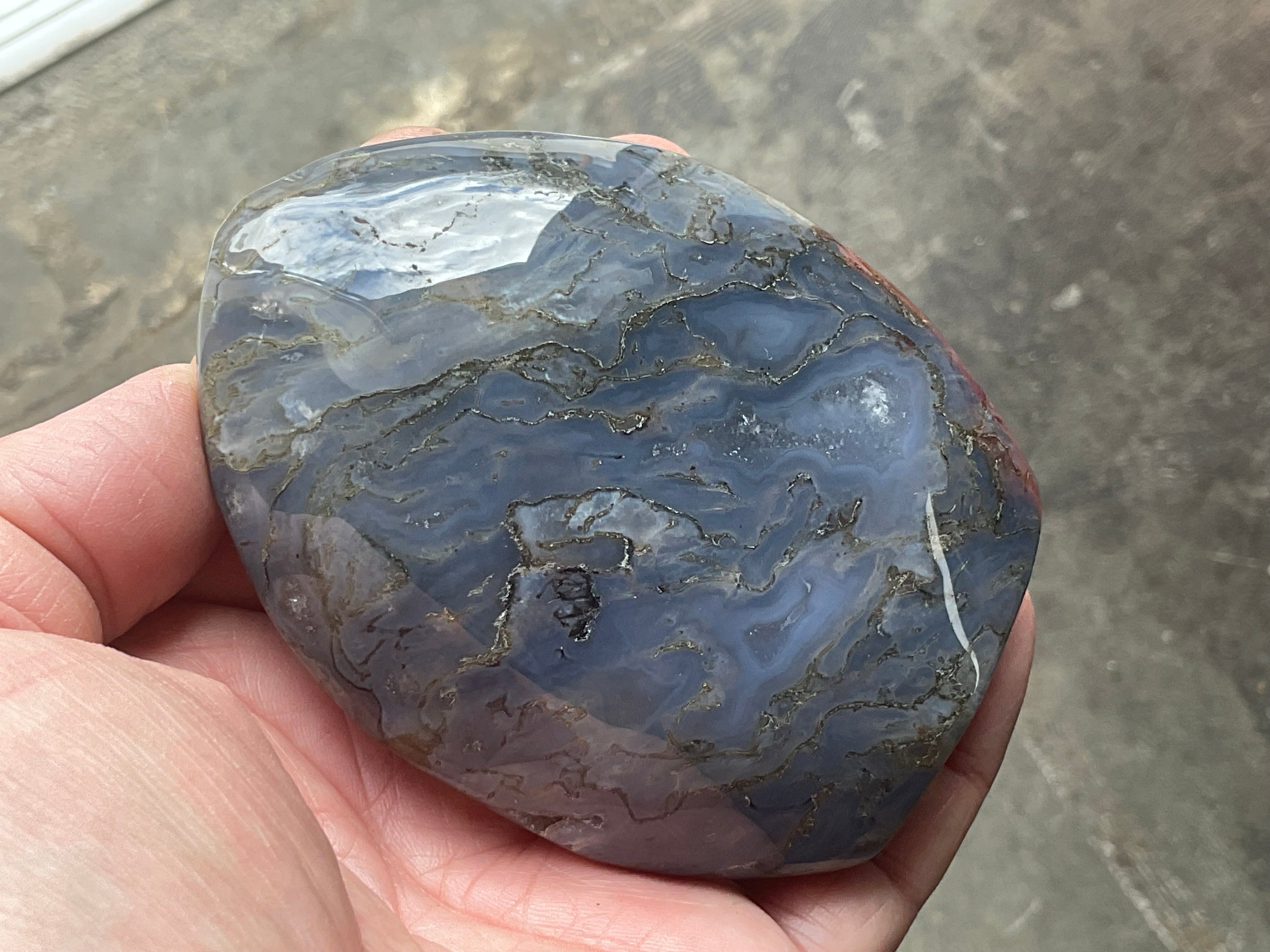 309g Moss Agate Freeform 1A
