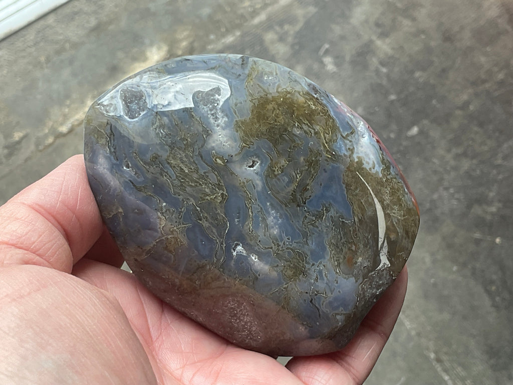 309g Moss Agate Freeform 1A