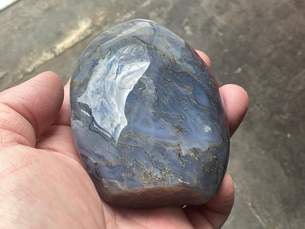309g Moss Agate Freeform 1A