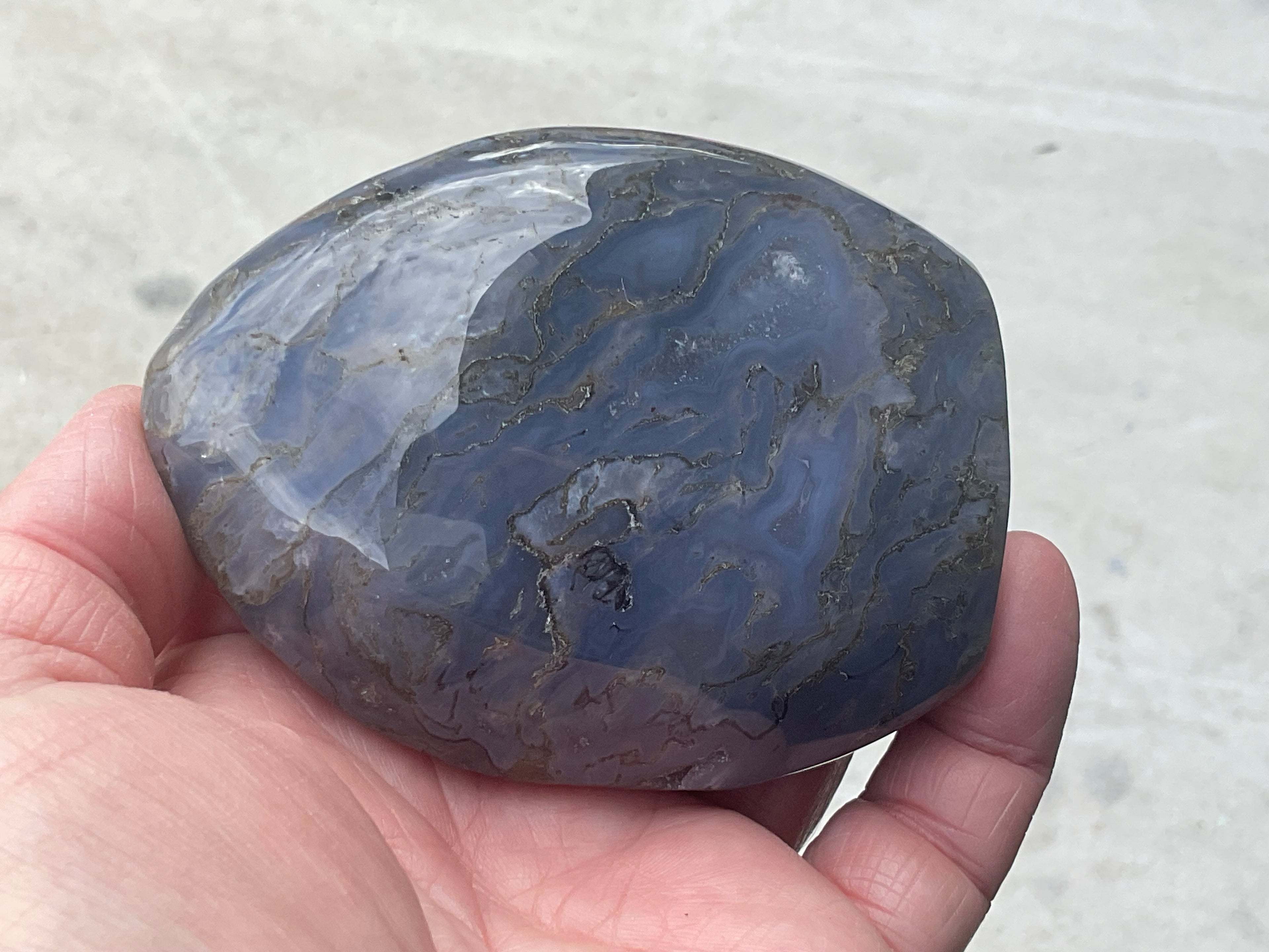 309g Moss Agate Freeform 1A