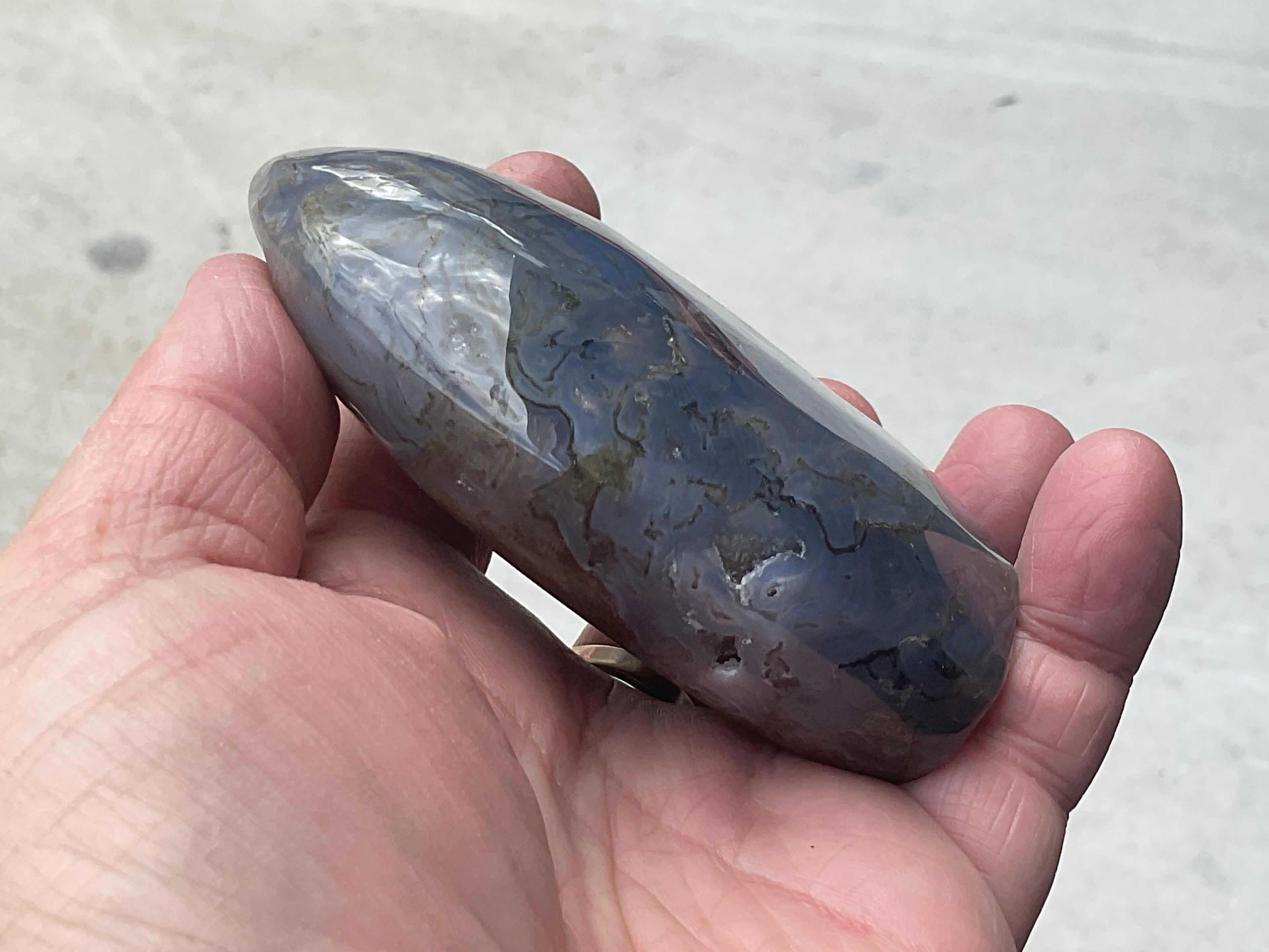 309g Moss Agate Freeform 1A
