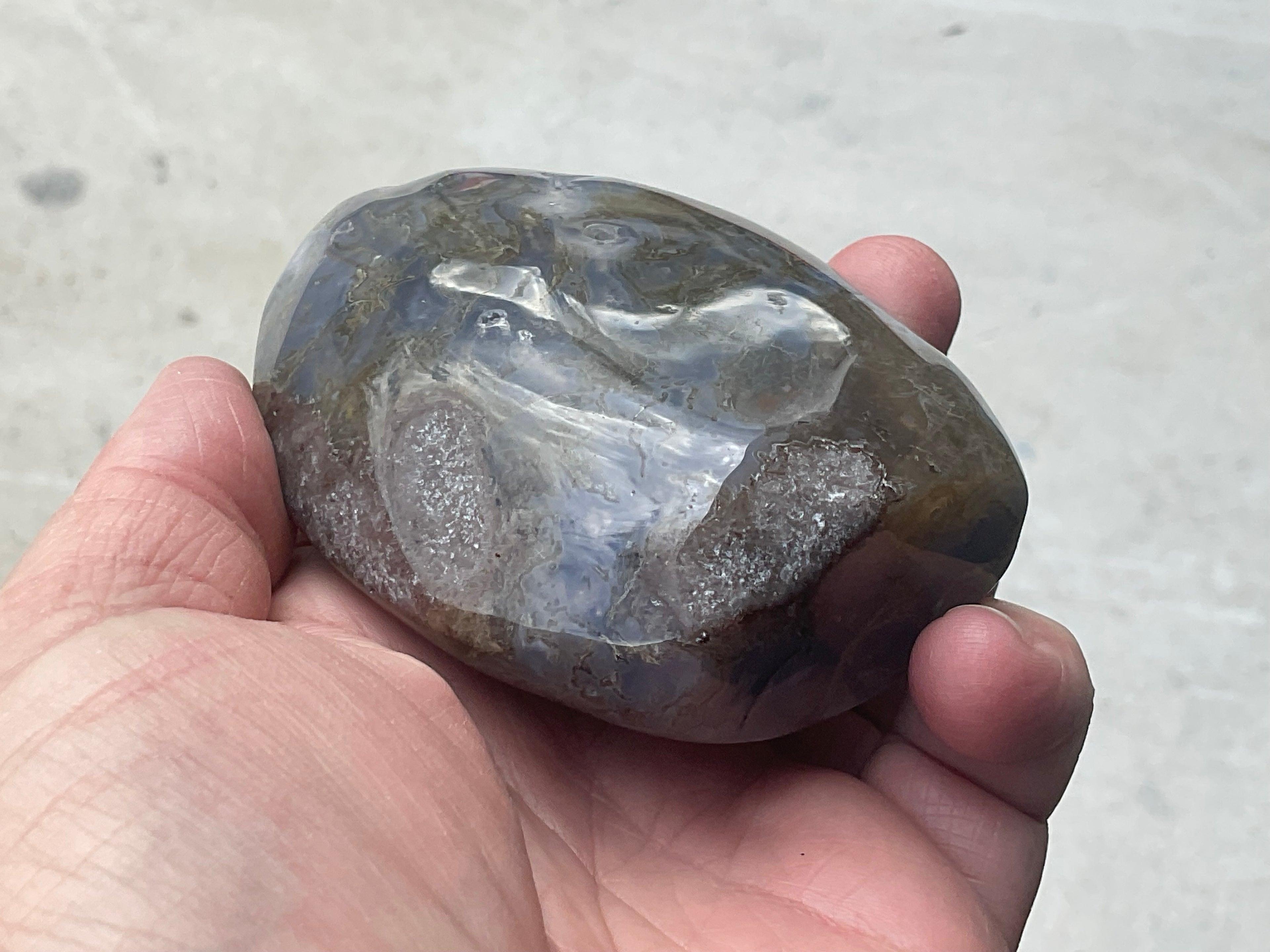 309g Moss Agate Freeform 1A