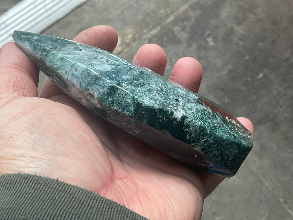 396g Moss Agate Freeform 2C