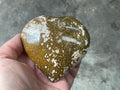 257g Orbicular Ocean Jasper Heart